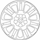 Toyota 42621-AA120 Wheel Cover