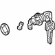 Toyota 69055-1A280 Lock Cylinder, Rear