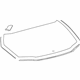 Toyota 68105-F4011 Lift Gate Glass, Rear