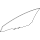Toyota 68101-62021 Door Glass, Passenger Side