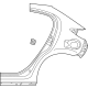 Toyota 61601-WB005 Quarter Panel, Passenger Side