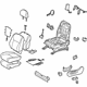 Toyota 71200-48E30-B1 Seat Assembly, Front Driver Side