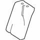 Toyota 71078-06D11-20 Seat Back Cover, Black, Driver Side