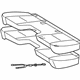 Toyota 71001-04611-B0 Cushion Assembly, Front