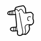 Toyota 62731-0C010 Hinge