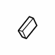 Toyota 62785-12050 Spacer, Back Door Glass