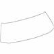 Toyota 68131-74020 Lift Gate Glass, Rear