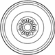 Toyota 42611-0T031 Spare Wheel