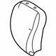 Toyota 71551-12C90 Seat Back Pad, Passenger Side