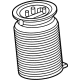 Toyota 48080-34030 Air Cylinder, Rear Passenger Side