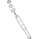 Toyota 48530-80B04 Shock Absorber, Rear Passenger Side