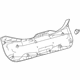 Toyota 64780-12080-C0 Gate Trim Panel, Rear