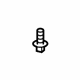 Toyota 90163-60009 Bumper Cover Bolt, Front Upper