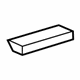 Toyota 66415-06100 Headliner Spacer, Rear Passenger Side
