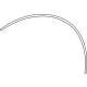Toyota 53853-30030 Finish Molding Pad, Front