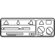Toyota 88723-0C130 Caution Label