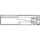 Toyota 11285-F4010 Info Label