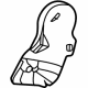 Toyota 71843-08070-C0 Inner Cover, Passenger Side