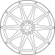 Toyota SU003-09471 Wheel, Alloy