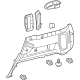 Toyota 64730-35170-C0 Lower Quarter Trim, Passenger Side