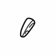 Toyota 72525-60070-C0 Handle, Reclining Adjusting Arm