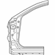 Toyota 61101-WB001 Hinge Pillar, Upper Outer Passenger Side