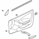 Toyota 67610-2G711-C4 Door Trim Panel, Passenger Side