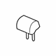 Toyota 71960-0R150-A6 Headrest, Center, Beige
