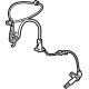 Toyota 89542-0E120 ABS Sensor, Front Passenger Side