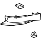 Toyota 52512-0E010 Bumper Filler, Passenger Side