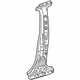 Toyota 61038-42904 Center Pillar Reinforcement, Driver Side