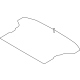 Toyota SU003-09414 Trunk Mat, Rear