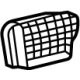 Toyota 55670-08060 Air Vent Grille, Front Center Passenger Side