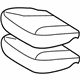 Toyota 71518-52C70-B0 Seat Cushion Pad, Gray, Passenger Side
