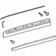 Toyota 75071-60120-A0 Body Side Molding, White, Outside Passenger Side