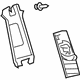 Toyota 62410-02140-B0 Upper Center Pillar Trim, Passenger Side