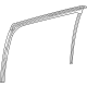 Toyota 68142-08032 Run Channel, Passenger Side