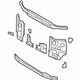 Toyota 53201-35232 Radiator Support, Front