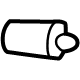 Toyota 69478-48020 Cushion, Back Door Lower Stopper