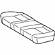 Toyota 71075-AA180-B0 Cushion Cover, Rear
