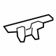 Toyota 69470-04010 Striker Plate, Passenger Side