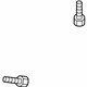 Toyota 90118-WB049 Intermed Shaft Bolt