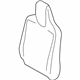 Toyota 71568-74120-B1 Seat Back Cover, Driver Side