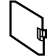 Toyota 64716-0E030-C0 Lower Quarter Trim Hole Cover, Rear