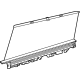 Toyota 65907-0E040-C1 Sunshade, Black, Rear Passenger Side