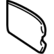 Toyota 53891-WAA02 Cover, Front