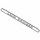 Toyota 75441-60500-A0 Nameplate, White, Rear