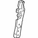 Toyota 53204-75010 Brace Sub-Assembly, Radiator Support to Cross Member, Left