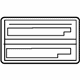 Toyota 31191-17010 Caution Label