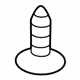 Toyota 93560-24012 High Mount Lamp Screw, Center